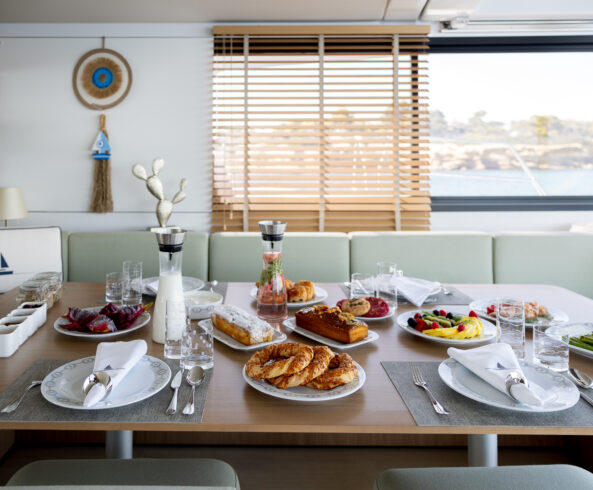 Salon Breakfast Setup Another View